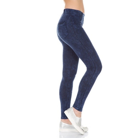 Spodnie damskie granatowe